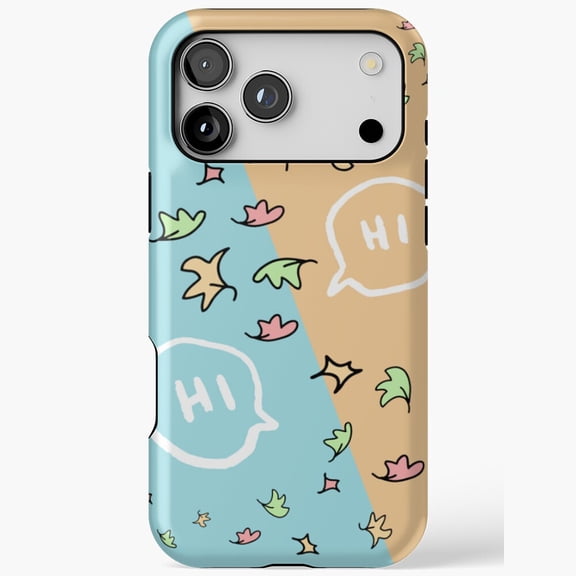 Graphic Novel Hi Phone Sticker Art iPhone Case 17 16 15 14 13 12 11 Pro Max