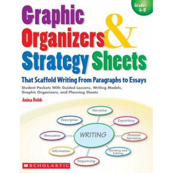 Pre-Owned Graphic Organizers & Strategy Sheets That Scaffold Writing from Paragraphs to Essays: Student Packets with Guided Lessons, Writing Models, Graphic Org (Paperback) 0439827728 9780439827720