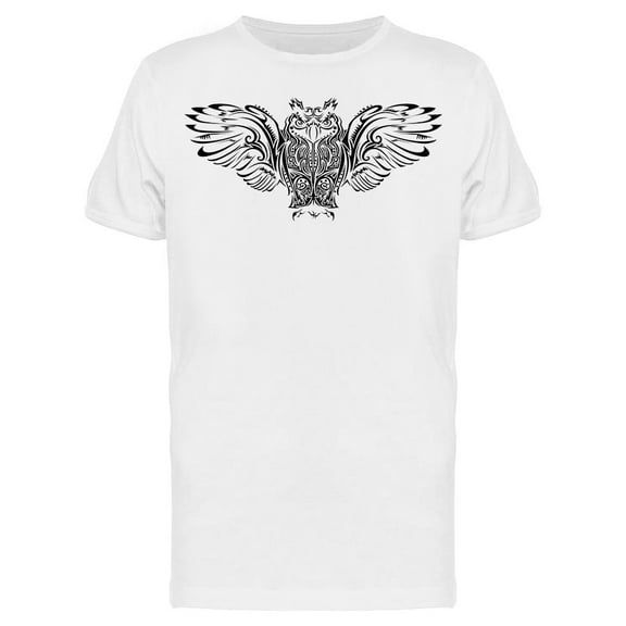 Graphic Owl Tattoo T-Shirt Men -Image by Shutterstock, Male Small