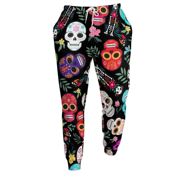 Graphic Pajama Pants for Men Funny Printed Casual Comfortable Lightweight Breathable Elastic Waistband Relaxed Fit Pant