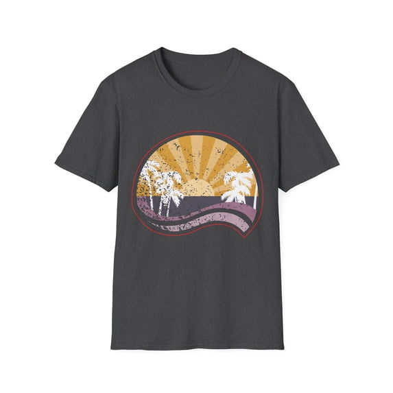 Graphic Palm Trees Novelty Ocean Waves Tees and More