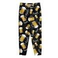 thumbnail image 1 of Graphic Pants Men Printed Casual Comfy Fit Lightweight Soft Pj Bottoms Loose Pant, 1 of 2
