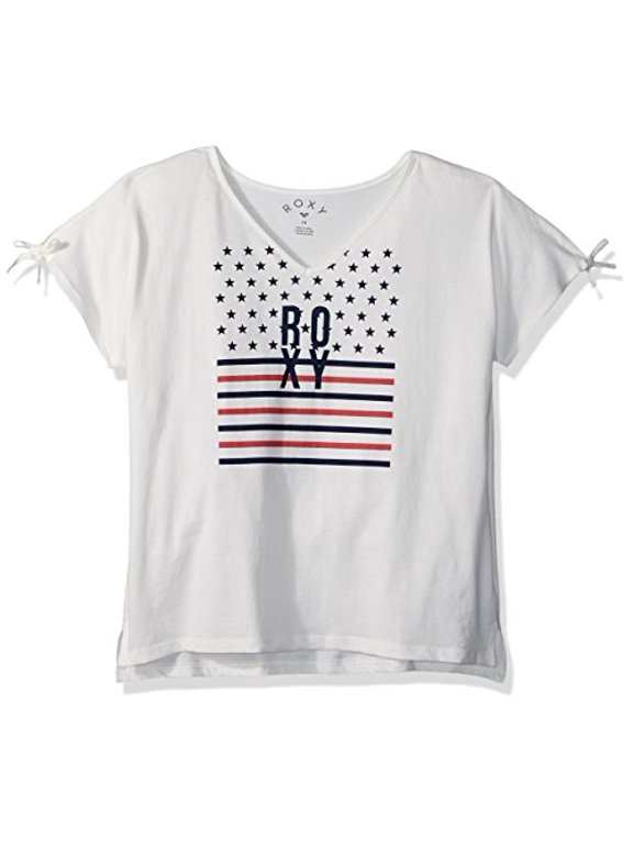 Graphic-Print Cotton T-Shirt, Big Girls Natural Marshmallow S (8)