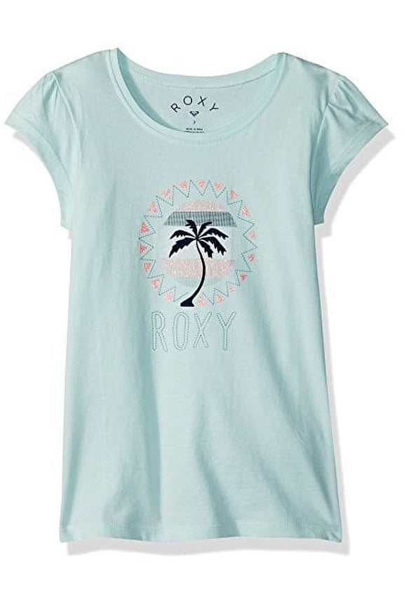 Graphic-Print Cotton T-Shirt, Little Girls Blue Bay Pastel Green 2