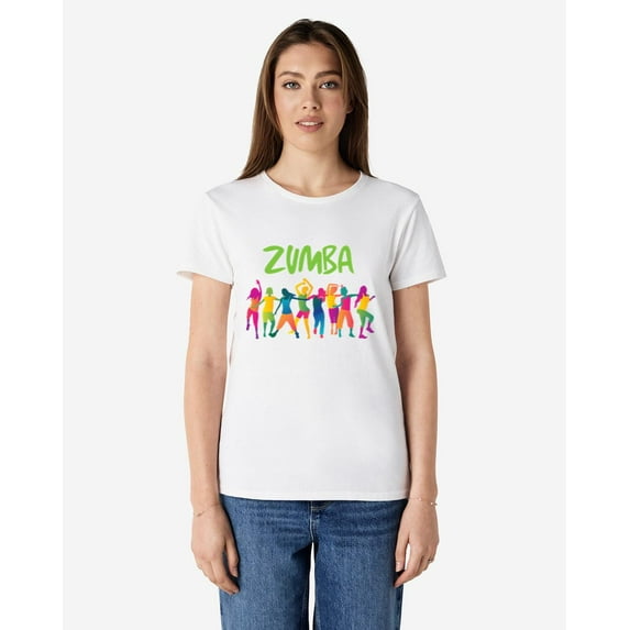 Graphic Printed Tops Love Zumbaaa Dance Print T-Shirt, Fitness Lovers, for men & women, up to size 5XL.