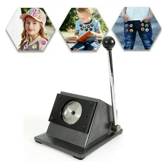 Graphic Punch Die Cutter Badge Making Machine DIY Circular Cardboard Paper Cutter Tools For Cut Round Paper Card