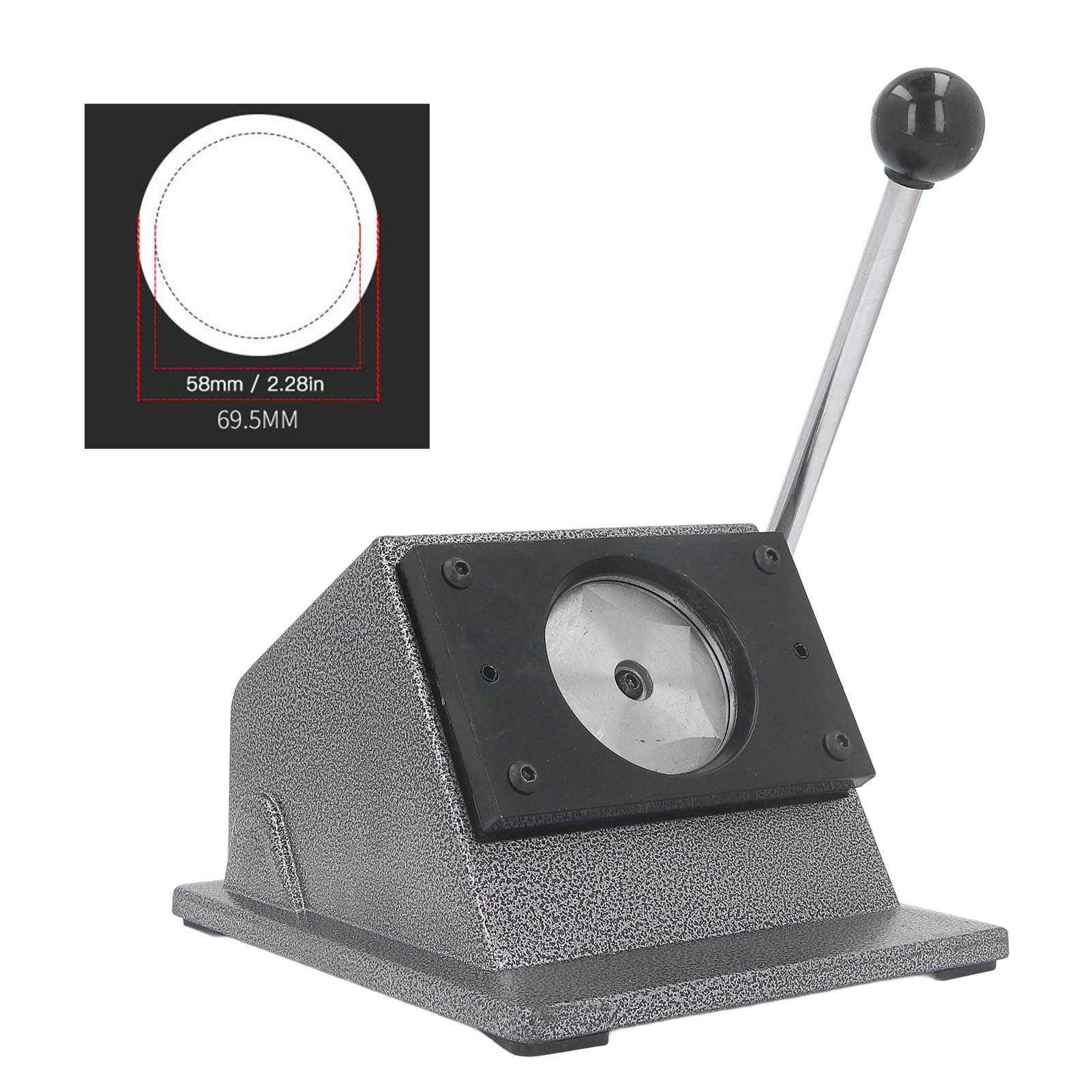 Graphic Punch Die Cutter, High Hardness Cast Iron Base Integrated