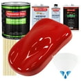 thumbnail image 1 of Graphic Red Premium Gallon Kit Low VOC URETHANE BASECOAT Car Auto Paint Kit, 1 of 6