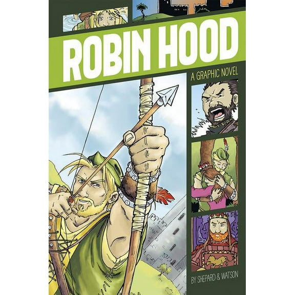 Graphic Revolve: Common Core Editions Robin Hood: A Graphic Novel, (Paperback)