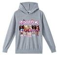 thumbnail image 1 of Graphic Roblox Long Sleeve Hoodie Casual Hooded Sweatshirt Lightweight Pullover Tops for Boys Girls(8-16Y), 1 of 2