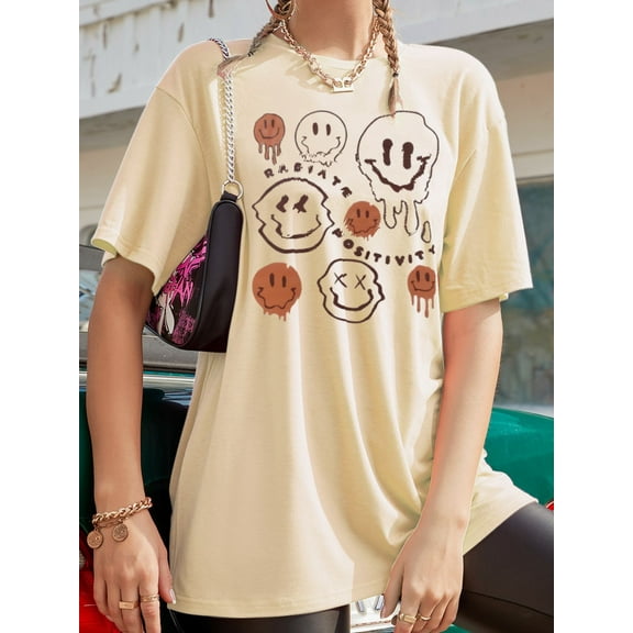 Graphic Round Neck Half Sleeve T-Shirt