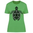 thumbnail image 1 of Graphic Sea Turtle Art T-Shirt Women -Image by Shutterstock, Female x-Large, 1 of 2
