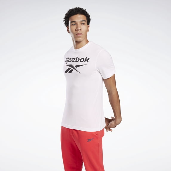 Reebok Apparel Men's Ri Big Logo Tee Reebok Training App Men White , M/M Reg US