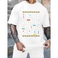 thumbnail image 1 of Graphic Short Sleeve T-Shirt for Men Regular Fit Crewneck with Black Women Dope Soft Cotton Fabric on White Fabric, 1 of 6