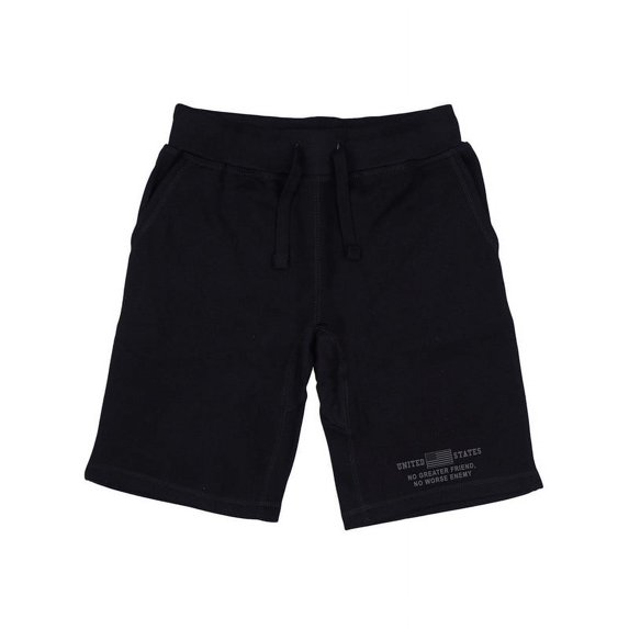 Graphic Shorts, No Greater, Black, XL