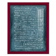 thumbnail image 1 of Graphic Songbook I -Framed Print w/glass-Cherry Red, 1 of 7