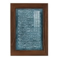 thumbnail image 1 of Graphic Songbook III - Framed Print w/glass - Chestnut, 1 of 8