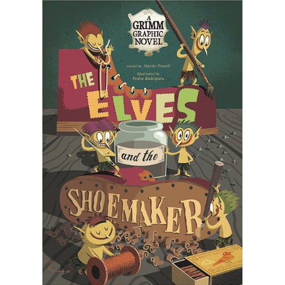 Pre-Owned The Elves and the Shoemaker : A Grimm Graphic Novel (Library Binding) 9781434225535