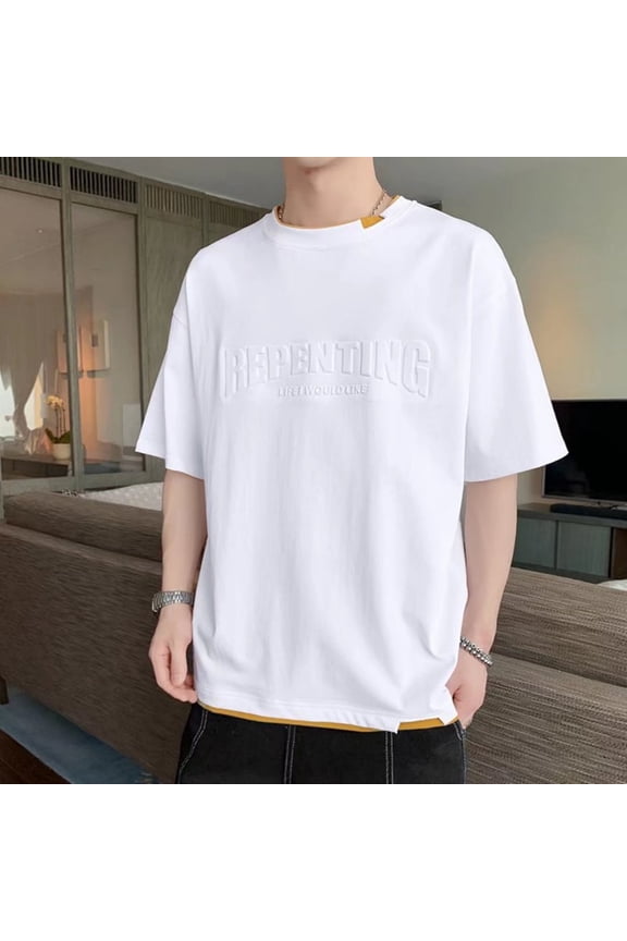 Graphic T Shirt With 3D Print Design Comfortable Casual Short Sleeve Tee For Daily Wear And Street Style Fashion Man T Shirt Turtle Neck Men Men Small Shirts Mens Long T Shirts Big And Tall Graphic T