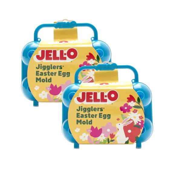 JELL-O Egg-Shaped Dessert Mold, 2-Pack  Molds for Making JELL-O Treats