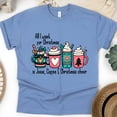 thumbnail image 1 of Graphic T-Shirt God Has a Plan Trust It Floral Quote Tee for Women, CarolinaBlue, Size M, 1 of 6