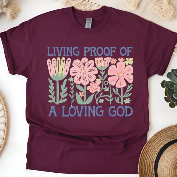 Graphic T-Shirt The Sun Will Rise and We Will Try Again Print for Women, Maroon, Size 3XL