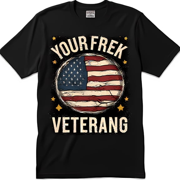 Graphic T-Shirt Your Frek Design Black Tee