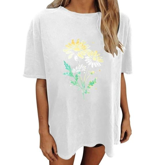 Graphic T Shirts Loose Warehouse Today Shipping White Summer Tops for Women Sexy My Orders Placed