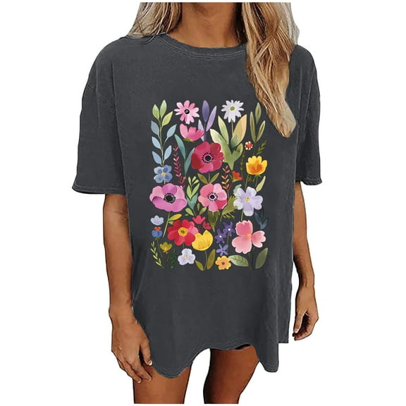 Graphic T Shirts Loose Workout Shirts Women Women Summer Tops Plus Dry Fit Shirts for Women