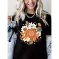 thumbnail image 1 of Graphic T-Shirts for Women Loose Print Short Sleeve Tops Summer Casual Tees Shirt, 1 of 4