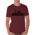 thumbnail image 1 of Mens Graphic Tees - I'm Vaccinated T-shirt, 1 of 4