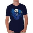 thumbnail image 1 of Graphic Tees - Nerd Geek Cool - Streetwear Panda Tshirt, 1 of 4
