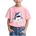 thumbnail image 1 of Graphic Tee Shirts for Kids Girl Boy Summer Fall Short Elbow Sleeve Crewneck Spandex Casual Tops T shirt Kid 2026 Clothing Trendy Y2K 7 Years, 1 of 6