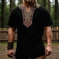 thumbnail image 1 of Graphic Tee by Norse Mythology for Everyday Casual Style Mens T Shirt Design and Print, L, Black, 1 of 3