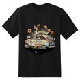 thumbnail image 1 of Graphic Tees Baggy Shirts for MenFlowers (9) Crew Neck Streetwear T Shirts Casual Summer Sports Best Sizes, 1 of 5