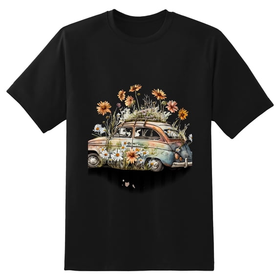 Graphic Tees Baggy Shirts for MenFlowers (9) Crew Neck Streetwear T Shirts Casual Summer Sports Best Sizes