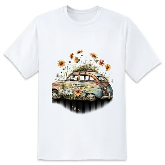 Graphic Tees Baggy Shirts for MenFlowers (9) Crew Neck Streetwear T Shirts Casual Summer Sports Best Sizes