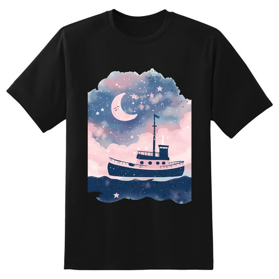 Graphic Tees Baggy Shirts for MenMoon (14) Crew Neck Streetwear T Shirts Casual Summer Sports Best Sizes