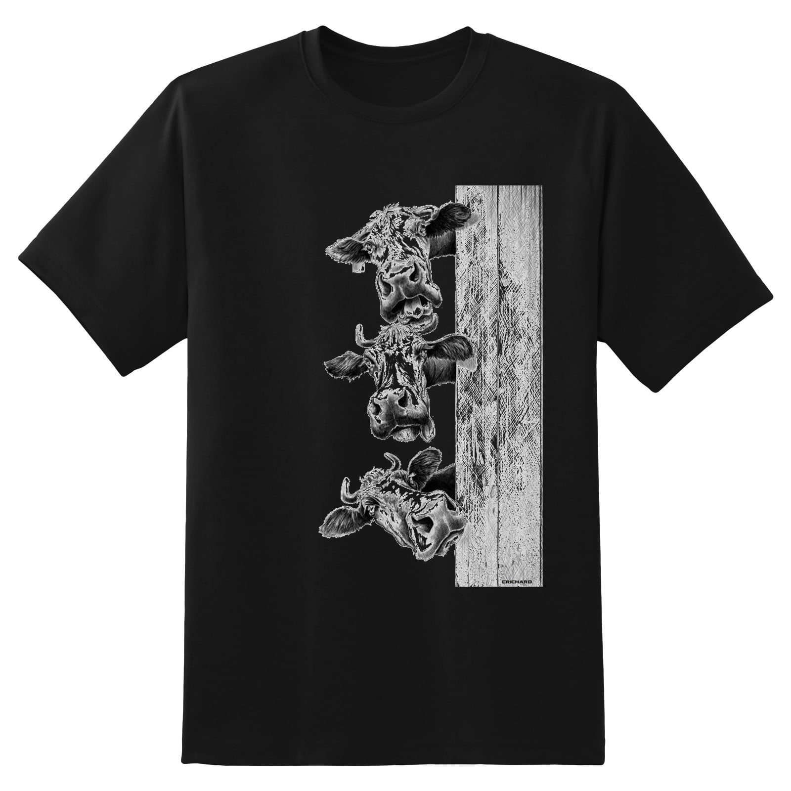 Graphic Tees Baggy Shirts for MenPainting (7) Crew Neck Streetwear T ...