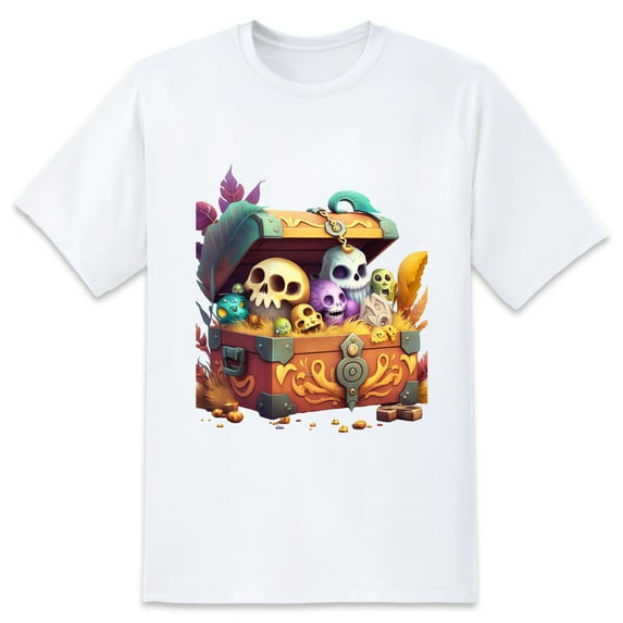 Graphic Tees Baggy Shirts for MenSkull (24) Crew Neck Streetwear T Shirts Casual Summer Sports Best Sizes