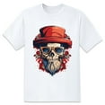 thumbnail image 1 of Graphic Tees Baggy Shirts for MenSkull (3) Crew Neck Streetwear T Shirts Casual Summer Sports Best Sizes, 1 of 1