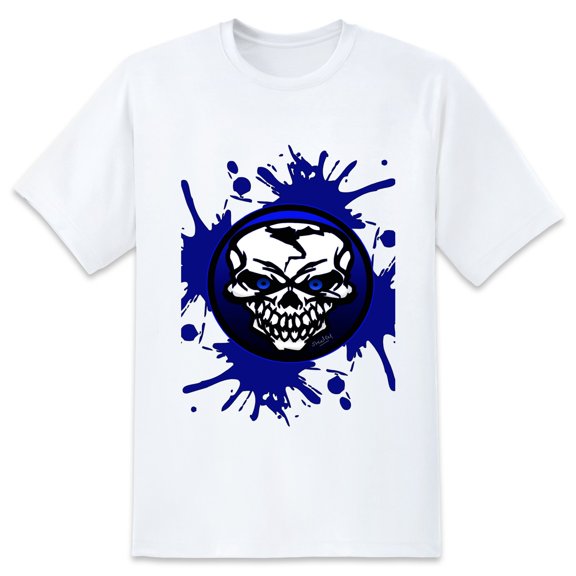 Graphic Tees Baggy Shirts for MenSkull (5) Crew Neck Streetwear T Shirts Casual Summer Sports Best Sizes
