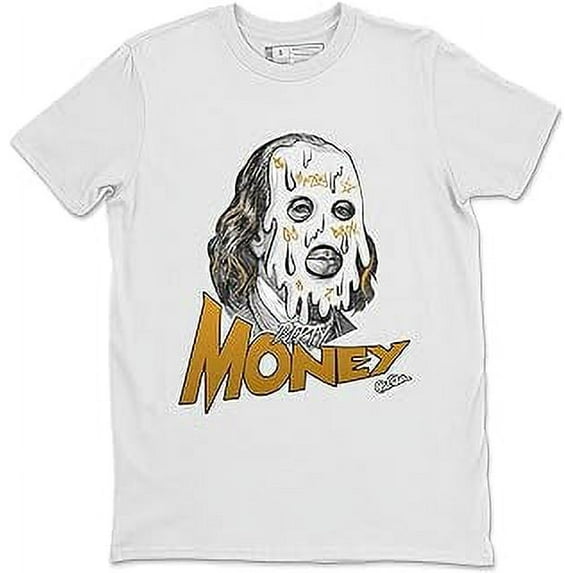 Graphic Tees Dirty Money Design Printed 13 Wheat Sneaker Matching T-Shirt