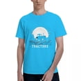 thumbnail image 1 of Graphic Tees Farm Tractor Men's Short Sleeve Standard T-Shirt 150g Spider Baby Blue, 1 of 8