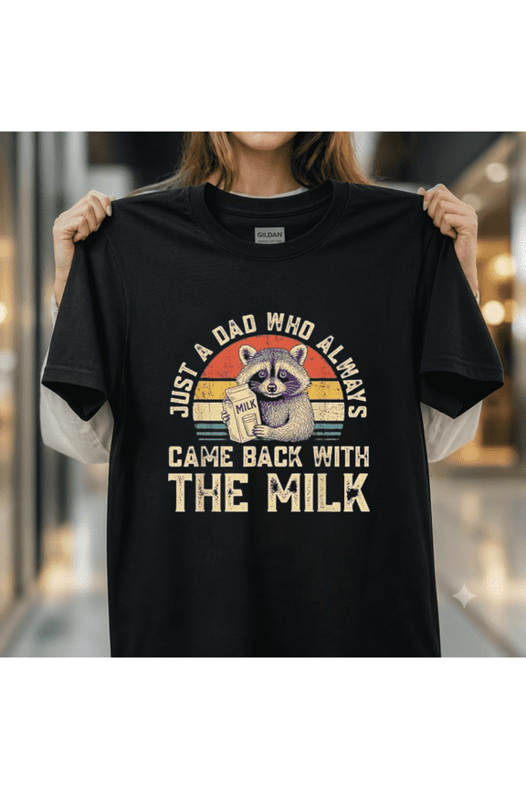 Graphic Tees Men Masked Bandit Just A Dad Who Always Came Back Top Unisex T-Shirt, up to size 5XL