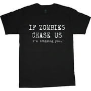 Graphic Tees Mens Funny T-shirts Zombie Outbreak Saying