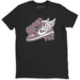 thumbnail image 1 of Graphic Tees Super Fly Design Printed 1 Mauve Sneaker Matching T-Shirt, 1 of 4