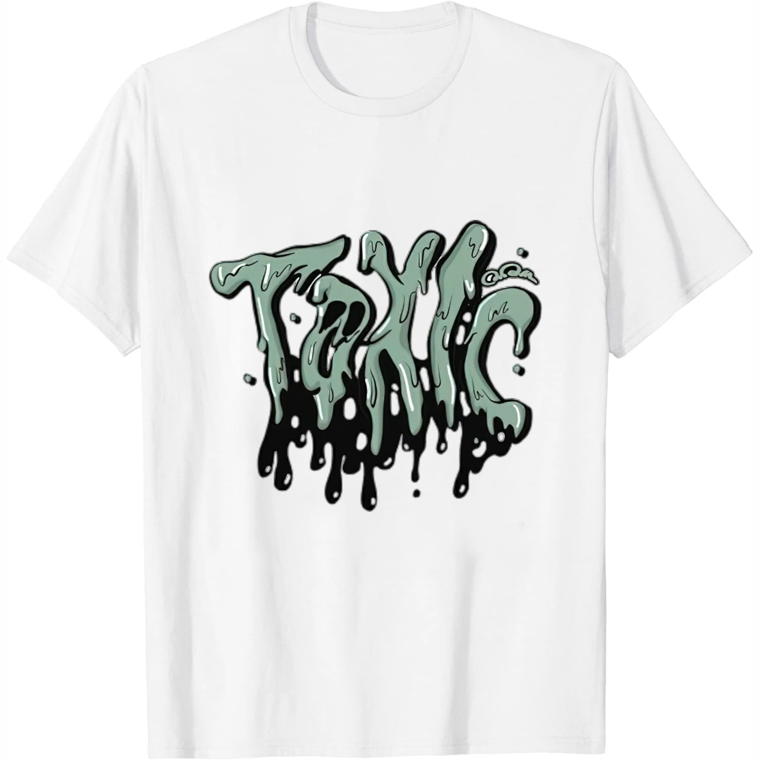 Graphic Tees Toxic Design Printed Mica Green Sneaker Matching Womens T