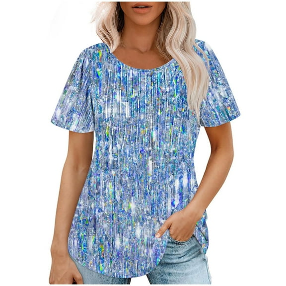 Young adult fashion Graphic Tees Vintage 90S Womens Blouses Dressy Casual Plus Size T Shirts Loose Fit my items back to school