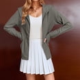 thumbnail image 1 of Graphic Tees for Women T-Shirts Listing Lightweight Silk Protective Jacket for Summer Cycling Breathable and Protective Apparel for Everyday and Gray XXL, 1 of 3